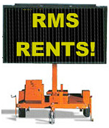 Traffic Barricade Rental Work Signs